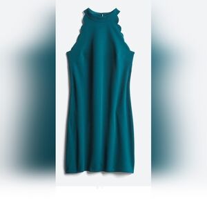 Chic Sleeveless Teal Midi Dress **NWOT**
